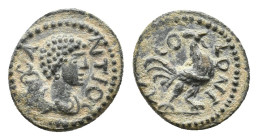 PISIDIA, Antiochia. Pseudo-autonomous, 3rd century AD. AE.
Obv: ANTIOCH.
Bareheaded and draped bust of Hermes right, with caduceus over shoulder.
R...