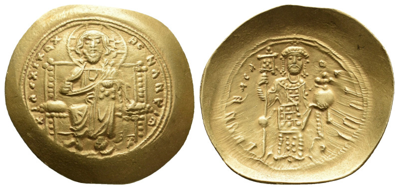 CONSTANTINE X DUCAS, 1059-1067 AD. AV, Histamenon. Constantinopolis.
Obv: +I Һ ...