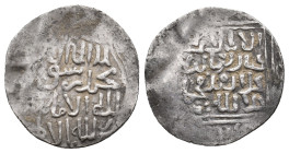 Islamic. Ilkhan. ULJAYTU, 1304-1316 AD / 713-716 AH. AR, Dirham.
Obv: Legend.
Rev: Legend.
Condition: VF.
Weight: 1.25 g.
Diameter: 19.90 mm.