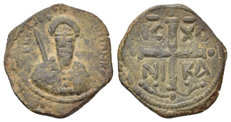 Crusaders. Antioch. TANCRED, Regent 1101-1103 & 1104-1112 AD. AE, Follis.
Obv: ...