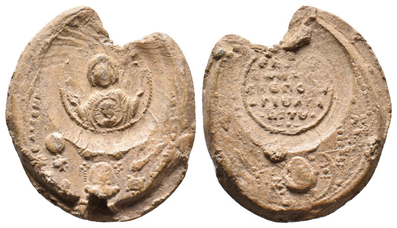 PB seal of Nikephoros Melissenos (late 1080–early 1081)
Obv: Original strike: C...