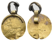 ANCIENT ROMAN GOLD NECKLACE (1ST-3RD CENTURY AD.)
Condition: See picture
Weight: 0.90 g.
Diameter: 23.30 mm