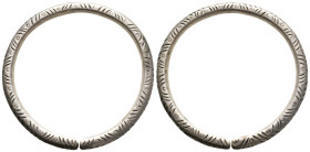 ANCIENT GREEK SILVER BRACELET (3RD-1ST CENTURY BC.)
Condition : See picture. No return.
Weight : 124 g
Diameter: 100 mm
