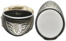 ANCIENT OTTOMAN SILVER ARCHER RING (12TH-17TH AD)
Condition : See picture. No return
Weight : 8.73 gr