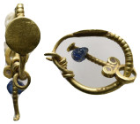 ANCIENT GREEK GOLD EARING (3RD-1ST CENTURY BC.)
Condition : See picture. No return.
Weight : 1.72 g