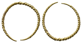 ANCIENT GREEK GOLD EARRING (CIRCA 3RD-1ST BC.)
Condition: See picture. No return
Weight: 0.49 g.