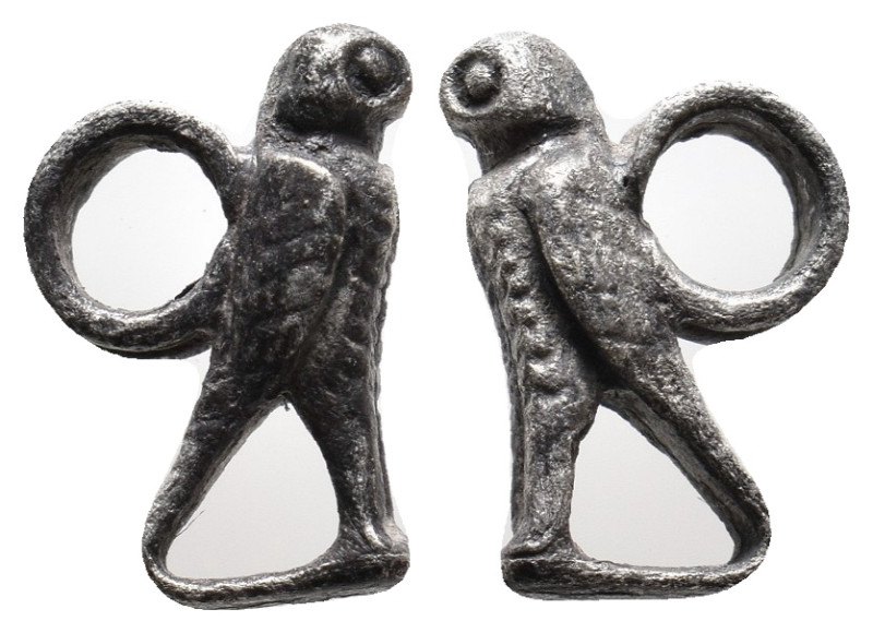 ANCIENT ROMAN SILVER EAGLE FIGURINE (1ST-5TH CENTURY AD)
Condition : See pictur...