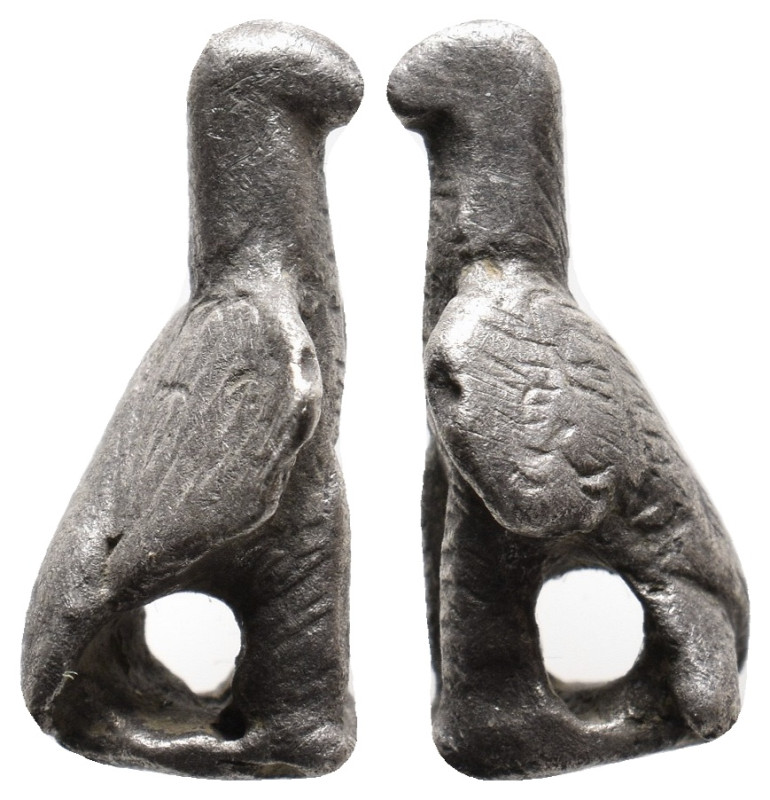 ANCIENT ROMAN SILVER EAGLE FIGURINE (1ST-5TH CENTURY AD)
Condition : See pictur...