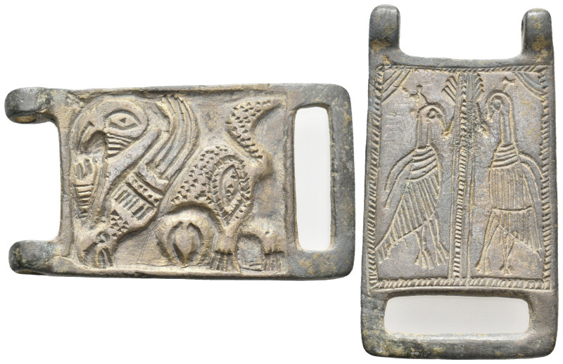 ANCIENT BYZANTINE BRONZE BELT BUCKLE. (11TH – 14TH century A.D)
Condition : See...