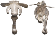 ANCIENT ROMAN SILVER FIBULA (1ST- 3RD CENTURY AD)
Condition : See picture. No return
Weight : 48.33 g.