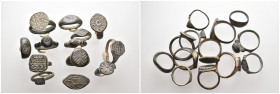 13 ANCIENT GREEK/ROMAN/BYZANTINE RING LOT
Condition : See picture. No return