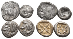 4 GREEK SILVER COIN LOT
See Picture. No return.