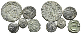 5 GREEK/ROMAN/BYZANTINE BRONZE COIN LOT
See Picture. No return.