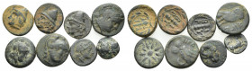 8 GREEK BRONZE COIN LOT
See Picture. No return.