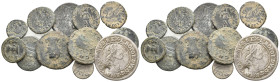 12 ROMAN/MEDIEVAL SILVER/BRONZE COIN LOT
See Picture. No return.
