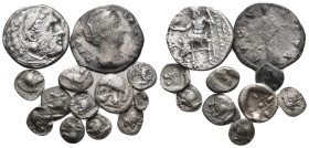 13 GREEK/ROMAN SILVER COIN LOT
See Picture. No return.