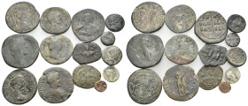 14 GREEK/ROMAN/BYZANTINE BRONZE COIN LOT
See Picture. No return.