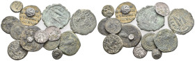 15 GREEK/ROMAN/BYZANTINE/MEDIEVAL SILVER/BRONZE COIN LOT
See Picture. No return.