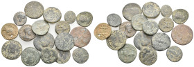 17 GREEK/ROMAN BRONZE COIN LOT
See Picture. No return.
