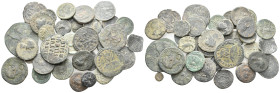 35 ROMAN/BYZANTINE BRONZE COIN LOT
See Picture. No return.