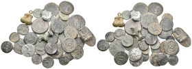 37 GREEK/ROMAN/ISLAMIC SILVER/BRONZE COIN LOT
See Picture. No return.