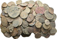 206 BYZANTINE/ISLAMIC BRONZE COIN LOT
See Picture. No return.