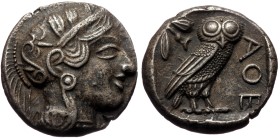 Attica, Athens, AR stater (Silver, 24,7 mm, 17,05 g), ca. 420-380 BC.