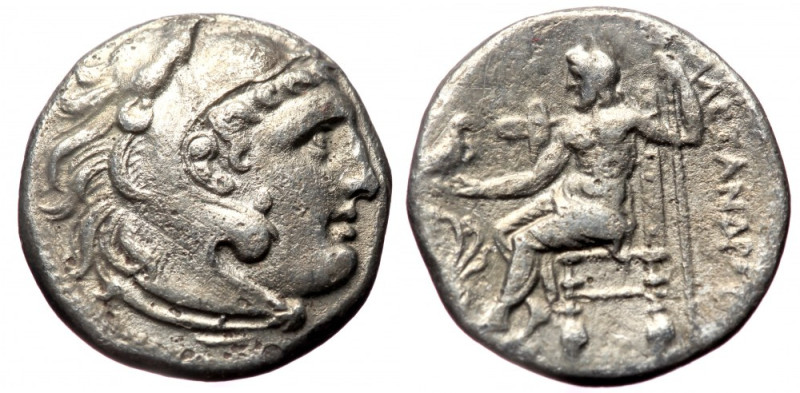 Kings of Macedon, uncertain mint in Macedon or Greece, AR drachm (Silver, 3.90g,...
