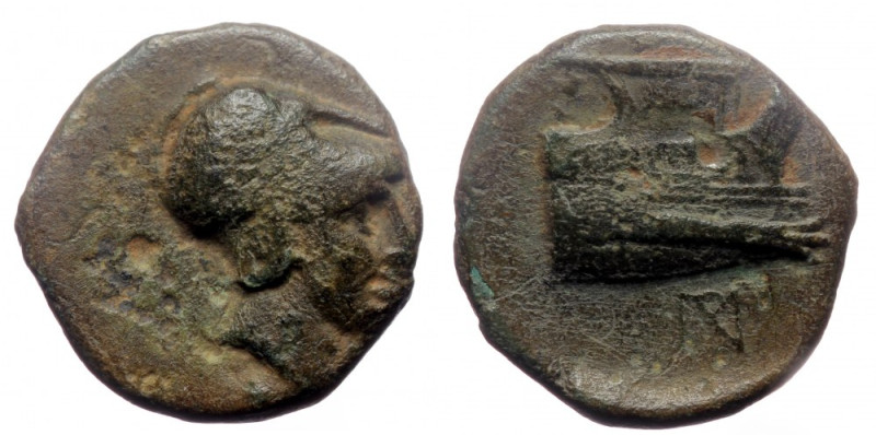Kingdom of Macedon, Demetrios I Poliorketes, Salamis, AE16 (Bronze, 3.08g, 16mm)...