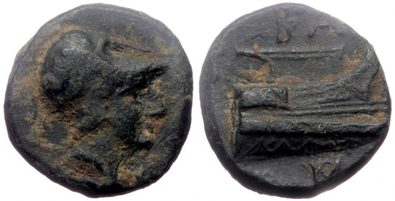 Kingdom of Macedon, Demetrios I Poliorketes, Salamis, AE16 (Bronze, 3.77g, 16mm)...