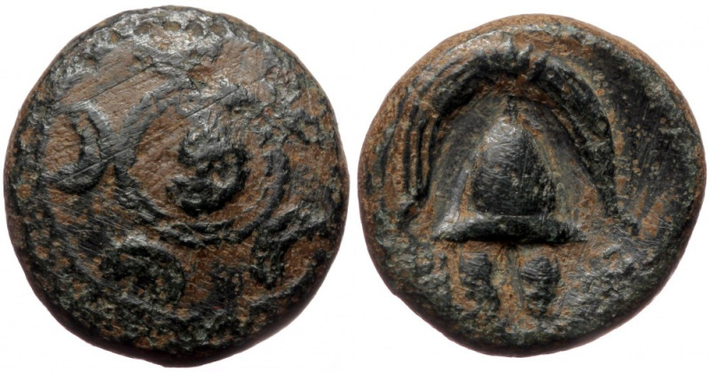 Kings of Macedon. Uncertain mint. Alexander III the Great (336-323 BC) AE (bronz...