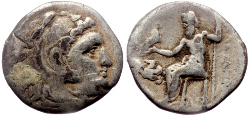 Kingdom of Macedon, Alexander III. (336-323 BC), AR drachm (Silver, 17,4 mm, 4,0...