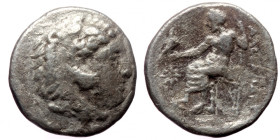 Kingdom of Macedon, Philip III Arrhidaios (323-317), AR drachm (Silver, 16,5 mm, 3,90 g), in the name and types of Alexa