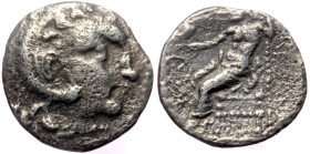 Kingdom of Macedon, Alexander III (336-323 BC) posthumous, AR drachm (Silver, 17,9 mm, 4,07 g), Chios (?), 290-275 BC.