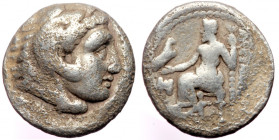Kingdom of Macedon, Alexander III the Great (336-323 BC), AR drachm (Silver, 15,9 mm, 3,79 g), Miletus, 325-323 BC.
