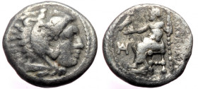 Kingdom of Macedon, Alexander III the Great (336-323 BC), AR drachm (Silver, 15,9 mm, 4,04 g), Miletus, 325-323 BC.