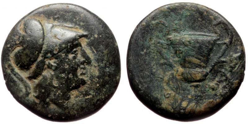 Lesbos, Methymna AE (Bronze, 3.54g, 15mm) ca 350-240 BC Lesbos, Methymna AE (Bro...