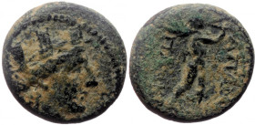 Phrygia, Apameia, AE (Bronze, 16,1 mm, 4,26 g), ca. 88-40 BC, struck under magistrate Pankr-, son of Zeno.
