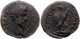 Pisidia, Antiochia, Marcus Aurelius as caesar (139-161), AE (Bronze, 17,2 mm, 2,16 g).