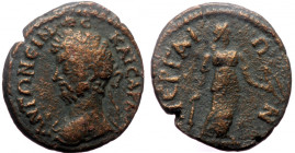 Pamphylia, Perge, Marcus Aurelius (161-180), AE (Bronze, 21,0 mm, 4,38 g).