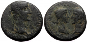 Cilicia, Anemurium, Nero (54-68) with Agrippina Junior, AE (Bronze, 19,7 mm, 6,03 g).