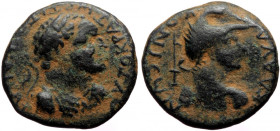 Lycaonia, Iconium, Titus as caesar (69-79) AE hemiassarion (Bronze, 19,9 mm, 5,38 g).