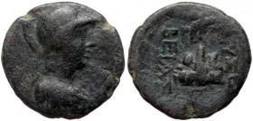 Cappadocia, Caesarea-Eusebia AR Hemidrachm (Silver 1,62g 15mm) Nero (54-69) ca. 58-68. Obv: NERO CLAVD DIVI CLAVD F CAES