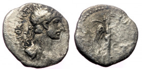 Cappadocia, Caesarea Eusebeia, AR hemidrachm (Silver, 14,0 mm, 1,08 g), Hadrian (117-138), RY 4 lub 5 = AD 119-121.