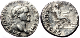 Vespasian (69-79), AR denarius (Silver, 17,9 mm, 3,55 g), Rome, 74