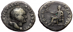 Vespasianus (69-79), AR denarius (Silver, 17,9 mm, 3,55 g), Rome, 75.