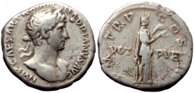 Hadrianus (117-138) AR denarius (Silver, 3.15g, 17mm) Rome, 118