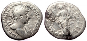Hadrian (117-138) AR Denarius (Silver, 19mm, 2.50g) Rome