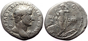 Hadrian (117-138) AR Denarius (Silver, 2.43g. 19mm) Rome