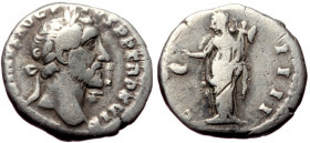 Antoninus Pius (138-161) Ar Denarius (Silver, 3.26g, 17mm) Rome